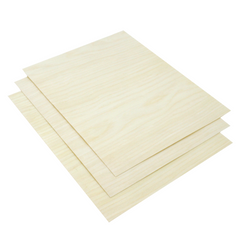 inkAID Inkjet Receptive Aspen Veneer - 5 Sheets, 8.5" x 11", 0.025" (0.635 mm) Thickness