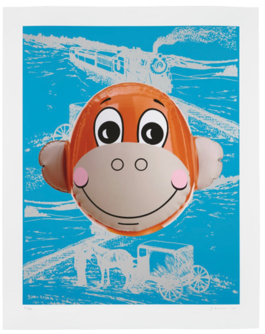 Jeff Koons - Monkey Train 2007 One Print Of His Series