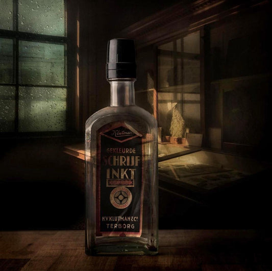 Loek de la Haye - Still Life Ink Bottle