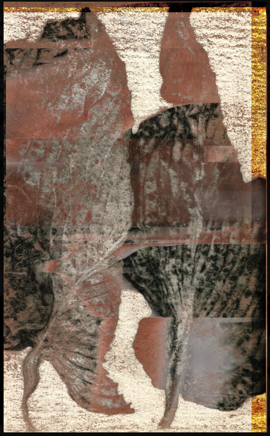 Patti Russotti - Image Transfer On Top Of Iridescent Pearl Coating