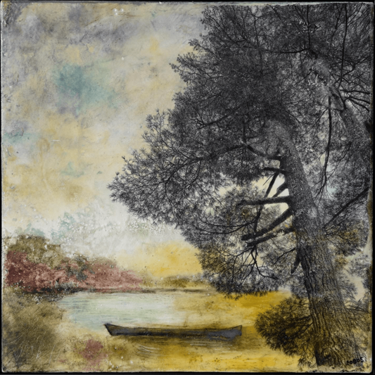 Image Transfer On Encaustic Wax