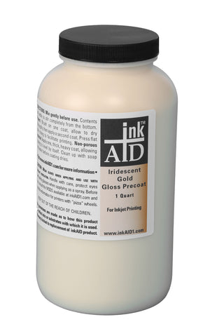inkAID Iridescent Gold Inkjet Receptive Coating